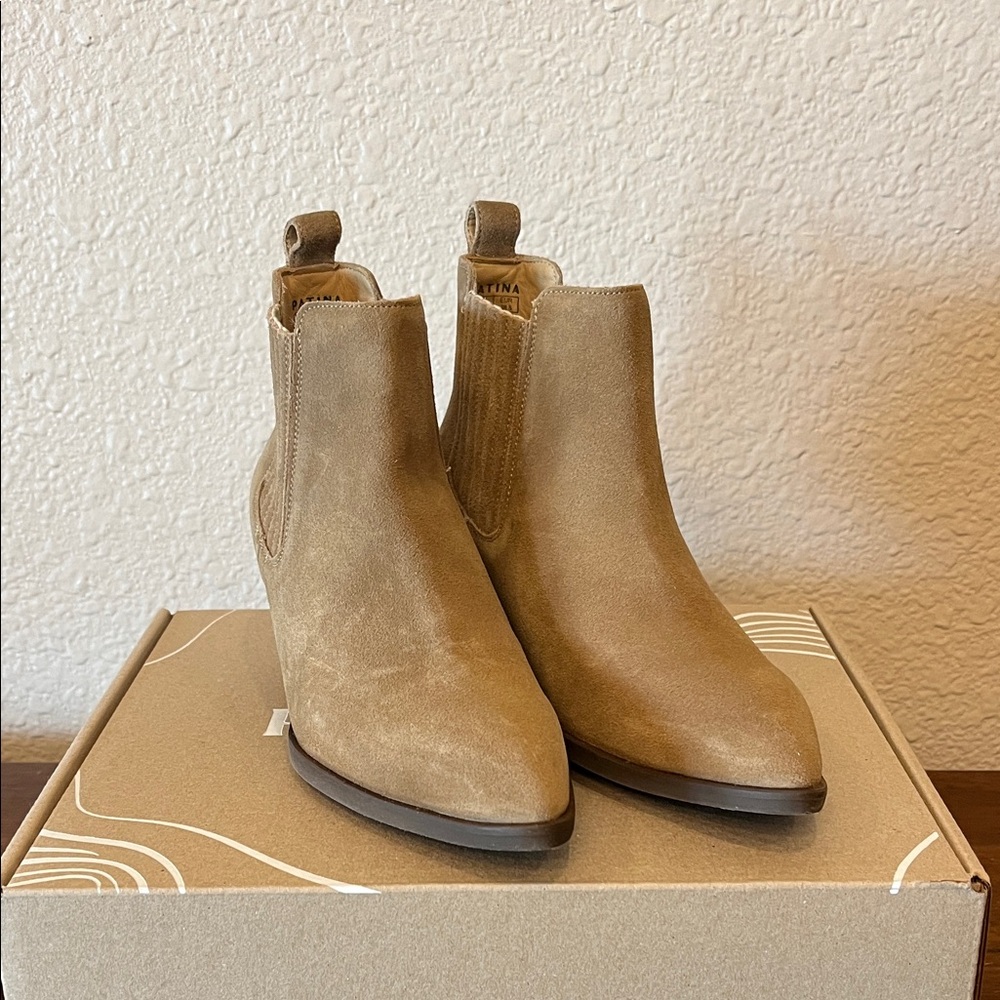 Portland Leather/ Patina Dakota Western Boot Size 8